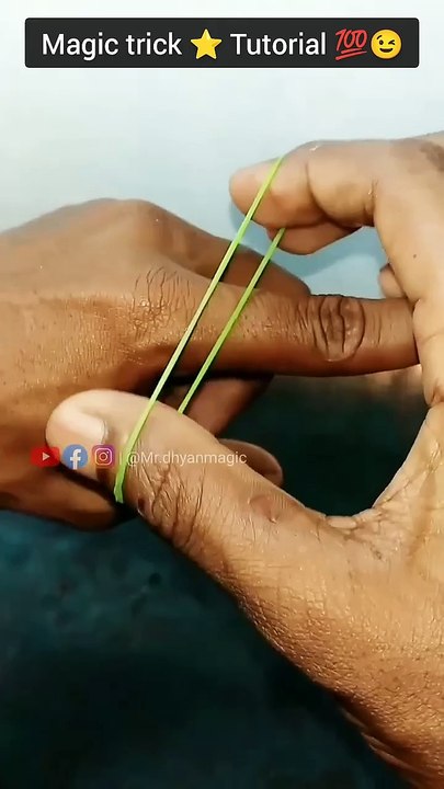 rubber band magic shorts 😨 __ Tutorial 💯✅ _ #shorts #dekho #rubber