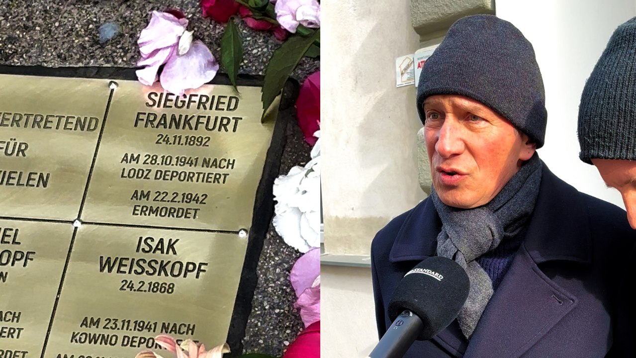 'Das habe ich mir totgeschwiegen': Neue Steine der Erinnerung im Alsergrund