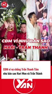 CĐM ví vợ chồng Trần Thanh Tâm như vợ chồng Trấn Thành Hari Won