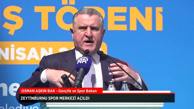 Gençlik ve Spor Bakanı Osman Aşkın Bak, Zeytinburnu Spor Merkezi'nin açılışına katıldı