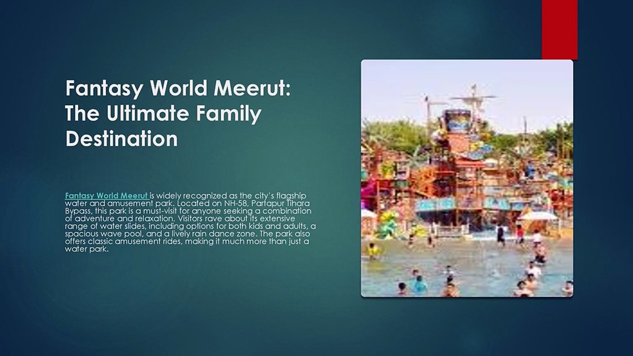 Meerut's Best Water Parks: Dive into Fun at Fantasy World & 360 Island