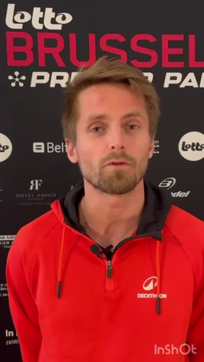 Clément Geens sur ses ambitons au Brussels Premier Padel