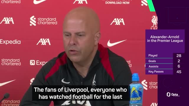 Slot hints at Alexander-Arnold's future as full-back nears return