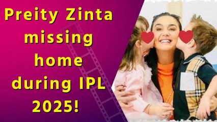 Preity Zinta shared a picture with her kids and seems to be missing home