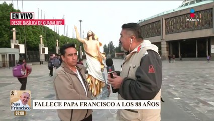 Fieles mexicanos reaccionan a la muerte del papa Francisco