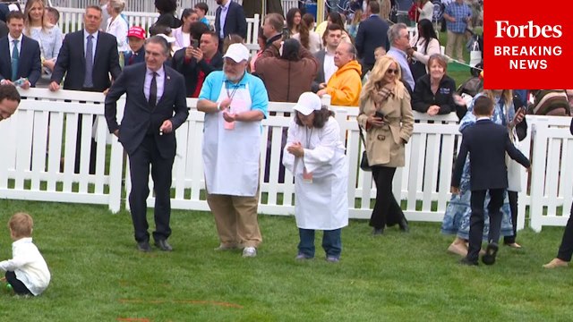 Defense Secretary Pete Hegseth And Interior Secretary Doug Burgum Attend White House Easter Egg Roll