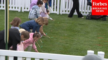 Children Participate In The Easter Egg Roll At The White House