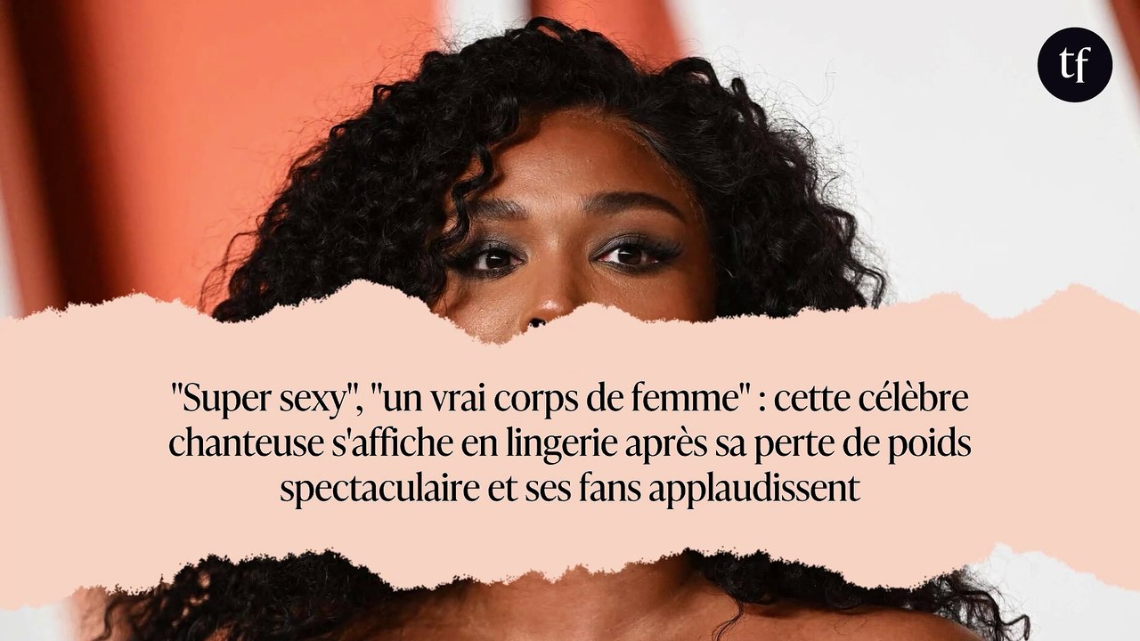 "Super sexy", "un vrai corps de femme" : cette célèbre chanteuse s'affiche en lingerie après sa perte de poids spectaculaire et ses fans applaudissent