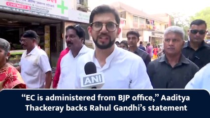 “EC is administered from BJP office,” Aaditya Thackeray backs Rahul Gandhi’s statement