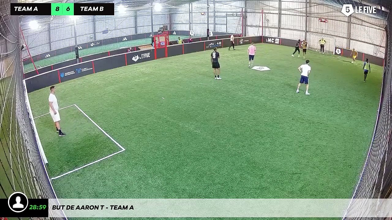 But de Aaron T - Team A