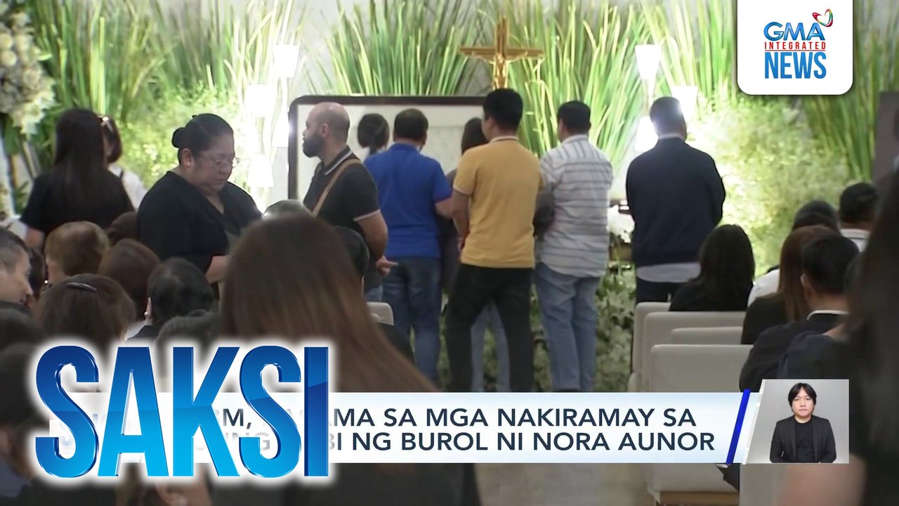 PBBM, kasama sa mga nakiramay sa huling gabi ng burol ni Nora Aunor | Saksi