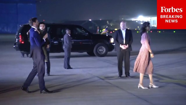 Vice President JD Vance And His Family Depart Delhi, India, En Route To Jaipur, India
