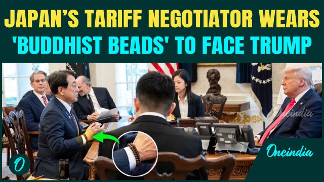 'High-Pressure Job Interview?' — Japan’s Akazawa Meets Trump with Prayer Beads in Tariff Showdown