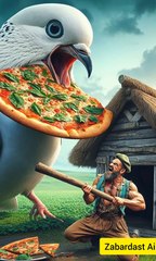 “Bhookha Kabootar Aur Gussa Kisaan | Funny Emotional Story | Giant Dove Cartoon Story”