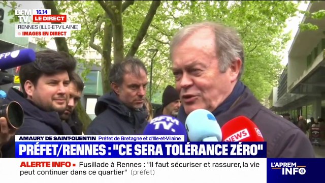 Fusillade à Rennes: Toutes les personnes mise en cause sont connues des services de justice , annonce le préfet d'Ille-et-Vilaine