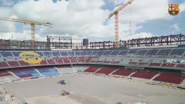El conjunto azulgrana compartió esta mañana en redes sociales cómo avanza la remodelación del Camp Nou, que esperan tener listo cuanto antes.