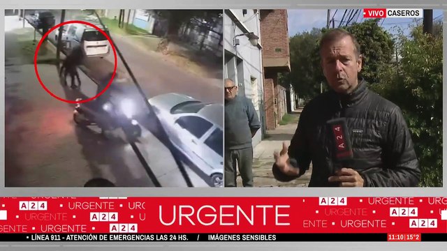 🚨 MOTOCHORROS SIN FRENO EN CASEROS: GOLPEARON A LA CHICA, SE FUERON Y ROBARON A OTRO