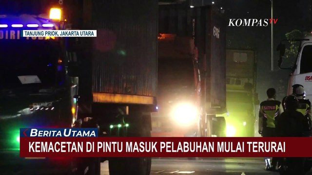 Kemacetan Akibat Antrean Truk Menuju Pelabuhan Tanjung Priok Mulai Terurai per Jumat 18 April Malam
