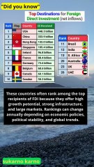 Which countries receive the most foreign direct investment #news #ranking
