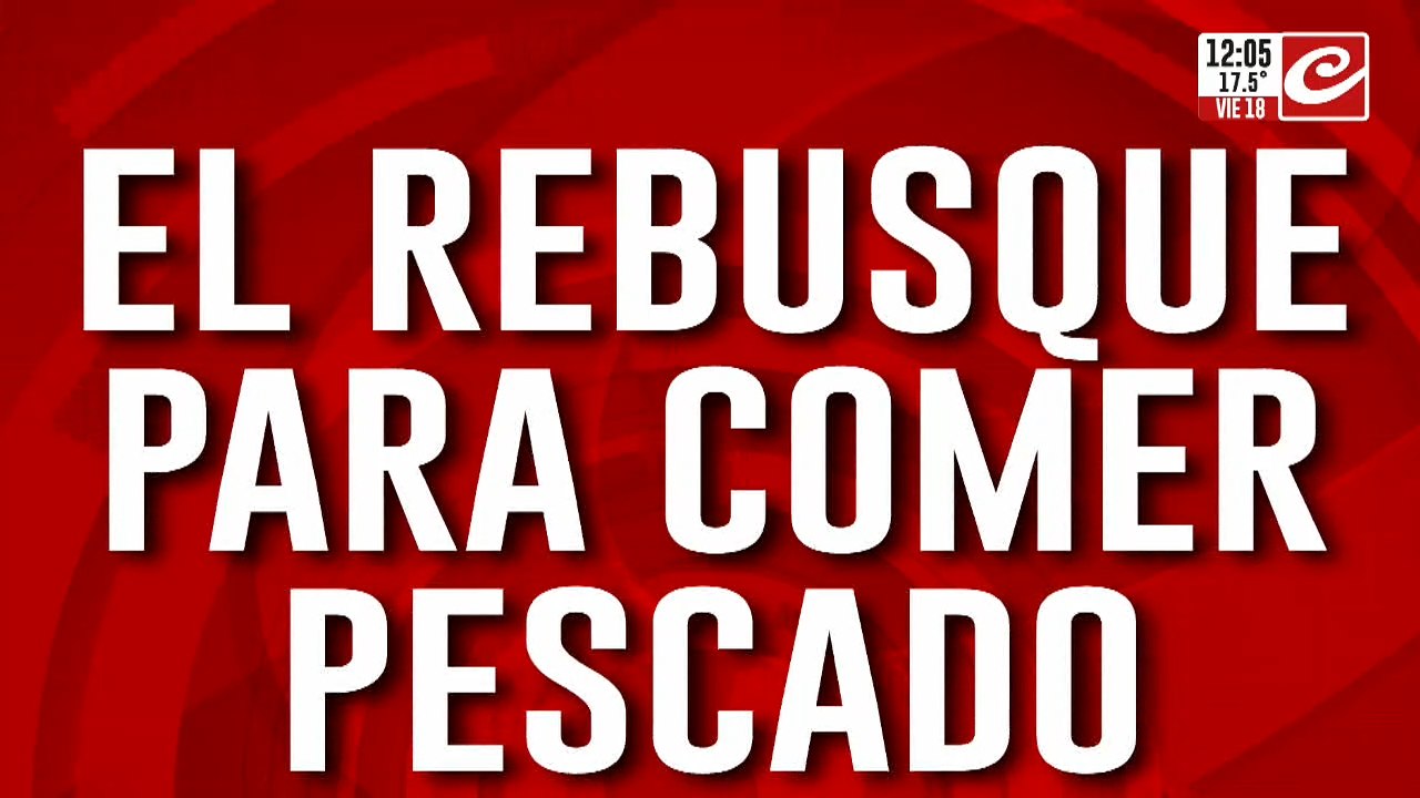 Pascuas saladas: la gente se la rebusca para conseguir pescado a buen precio