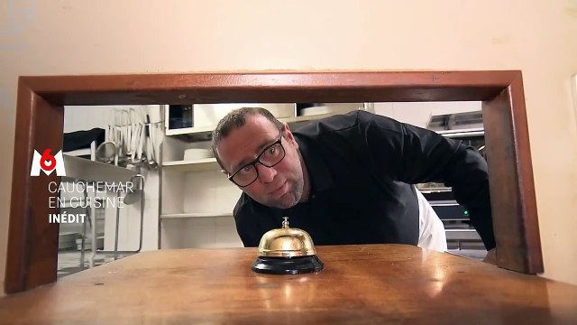 Bande-annonce de l'émission inédite de Cauchemar en cuisine dans le restaurant Le Jardin des Quatre Saisons d'Alexandre Bravi à Albi, dans le Tarn.