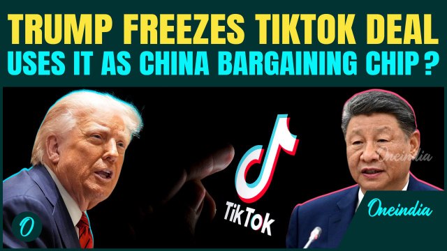 Trump Delays TikTok Deal, Dangles It Over China Tariffs | “We’ll Wait Till..”— Trade War Chess Match