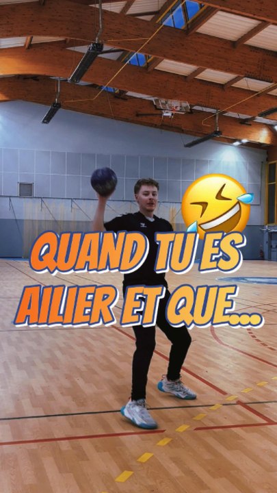 Quand tu es ailier et que .. 👀🤣 #Hand #Handball #Fun #Humour