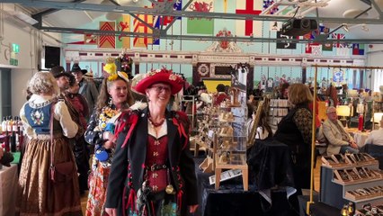 Chepstow Steampunk hat parade