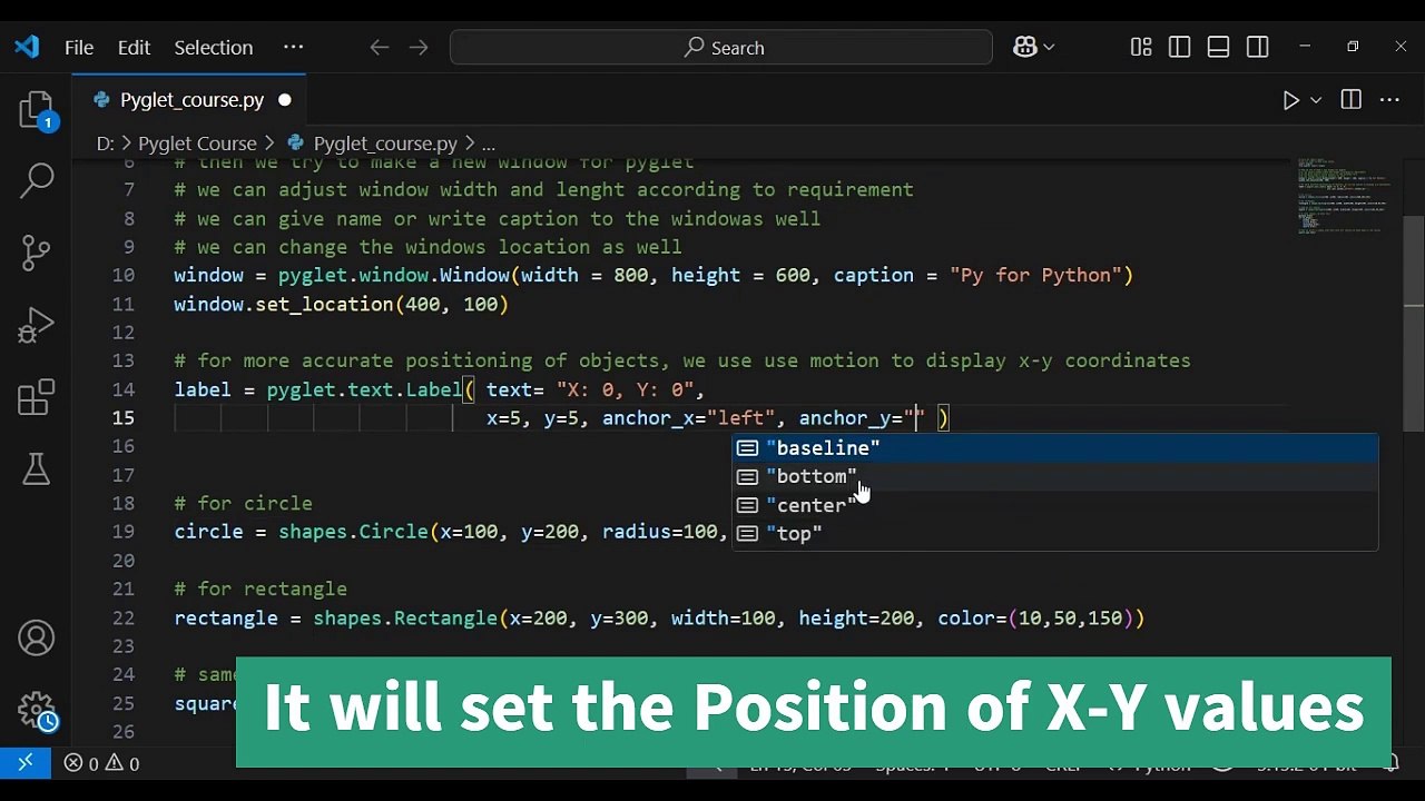 Shape the World with Pyglet Drawing, Animation, and More | Py for Python