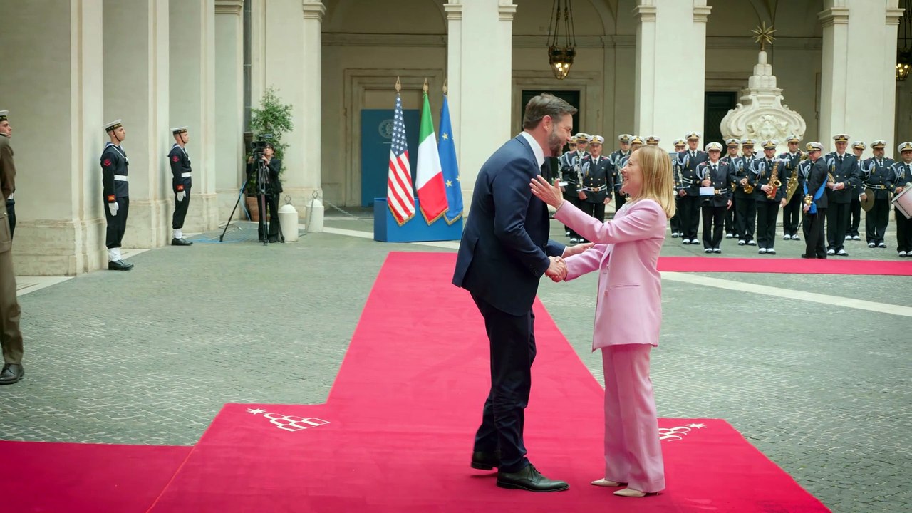 Meloni - Oggi ho ricevuto il Vicepresidente degli Stati Uniti d’America J.D. Vance (18.04.25)