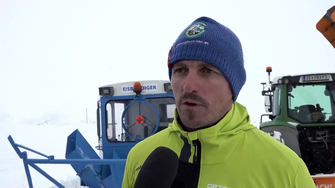 Durchstich am Hochtor Großglockner Hochalpenstraße öffnet im Jubiläumsjahr bereits vor Ostern