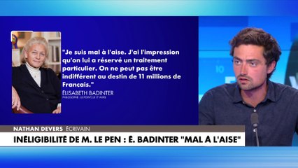 Nathan Devers:«Je ne pense pas que la justice ait réservé un traitement particulier à Marine Le Pen»