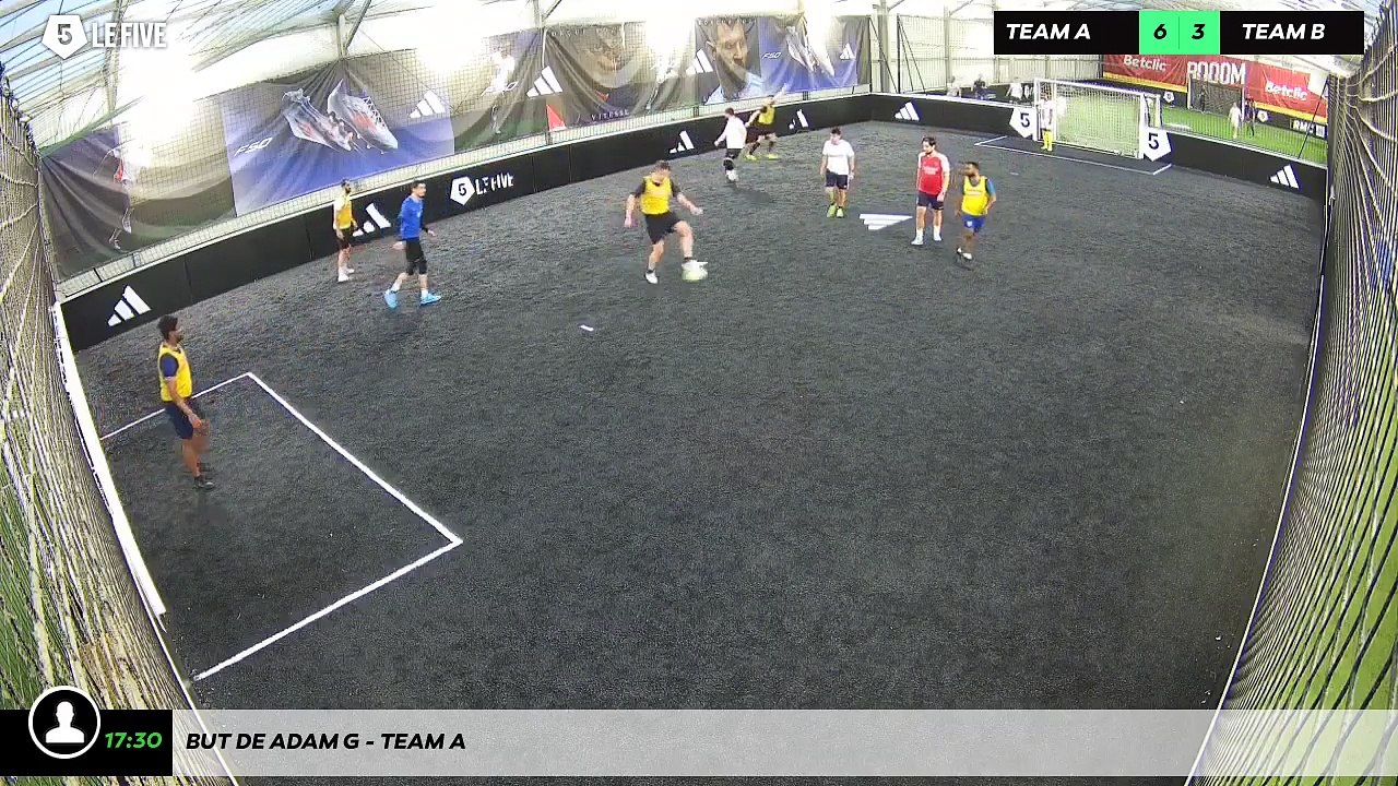 But de Adam G - Team A