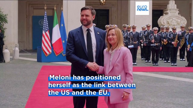 White House floats US-Europe meeting as JD Vance meets Giorgia Meloni in Rome
