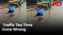 Traffic Tea Time Gone Wrong