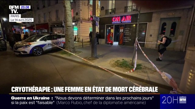 La femme blessée lors d'une séance de cryothérapie à Paris est en état de mort cérébrale