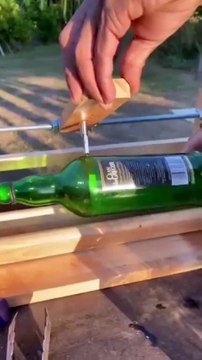 Recycling Bottles by Cutting Them in Half to Create Drinking Glasses