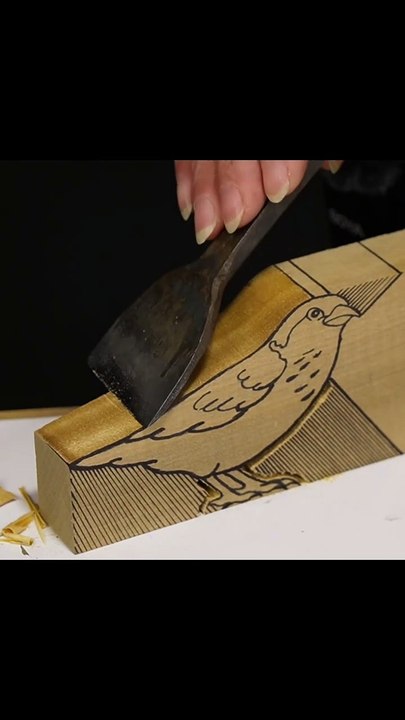 😱 So Satisfying Wood Carving