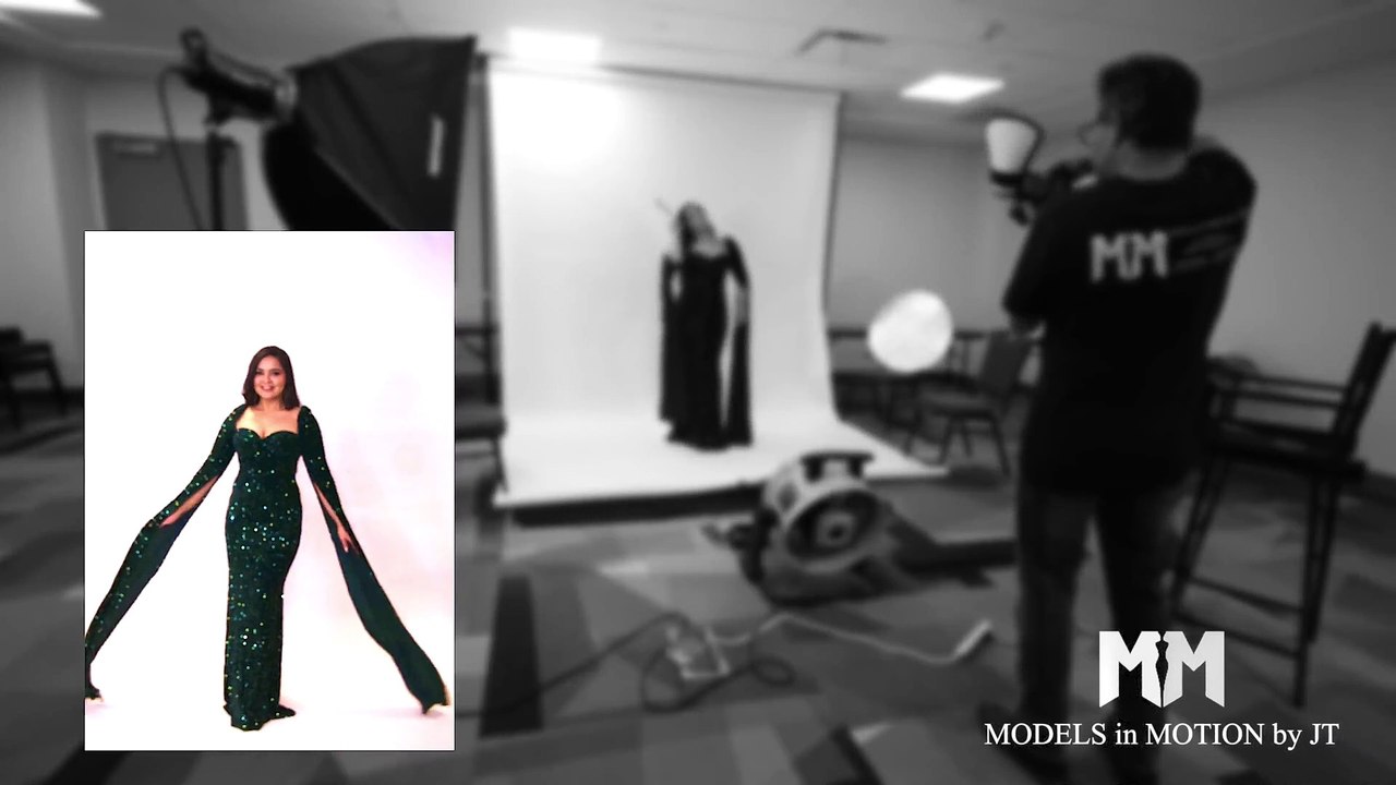 KANISHIKA - BLACK DRESS BTS FLASH