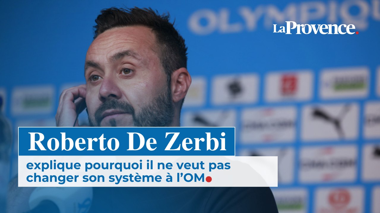 Roberto De Zerbi pourquoi il refuse de changer de système malgré les mauvais résultats de l'OM