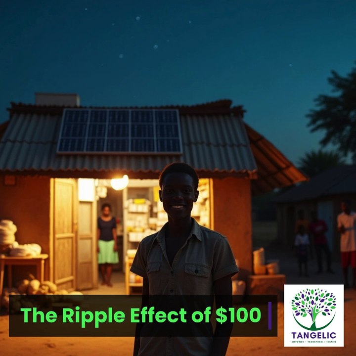 💡 $100 can power a solar system for a small business