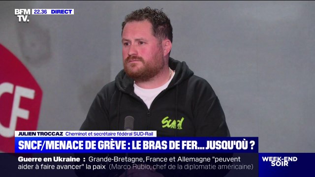 Grève à la SNCF: On a aucune réelle négociation , affirme Julien Troccaz du syndicat Sud Rail