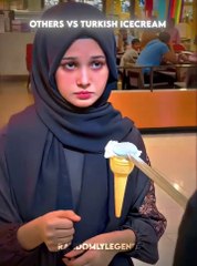 Others against Turkish Ice Cream V.S this guy #funny #shorts #icecream