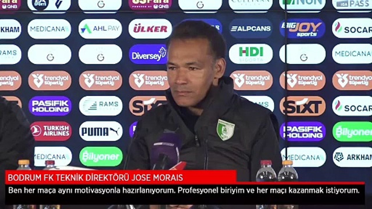 Jose Morais: Her maça kazanmak için çıkıyoruz