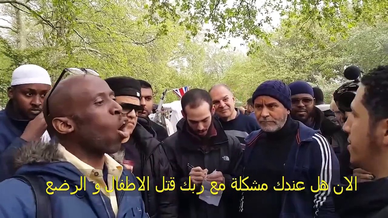 Shamsi faces a Christian missionary, Speakers' Corner _ شمسي يواجه مبشر مسيحي ركن المتحدثين