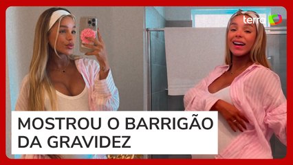 Brunna, esposa de Ludmilla, desabafa sobre mudanças no corpo na gravidez: 'Não era assim'