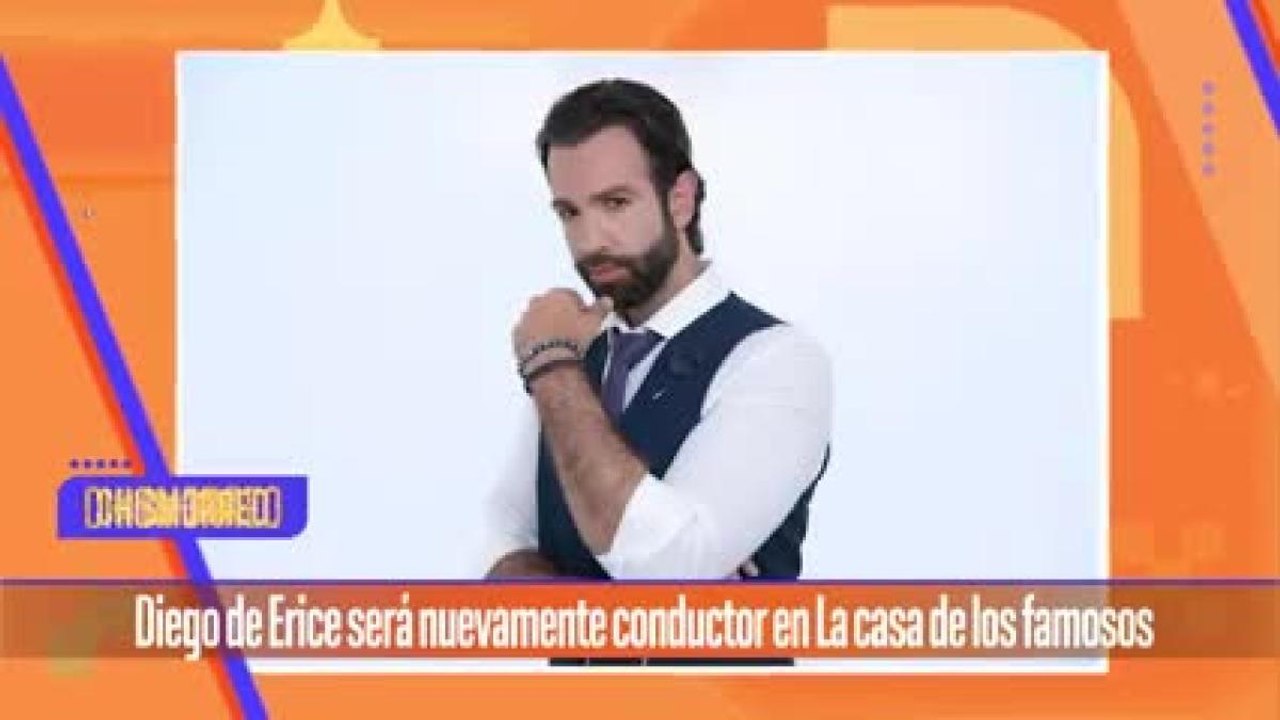 Diego de Erice será nuevamente conductor de 'La Casa de los Famosos'