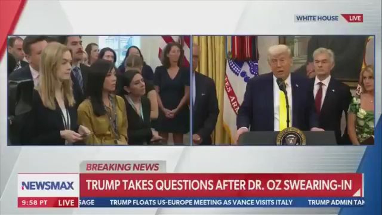 BREAKING: Trump warns, “If Iran gets a nuclear weapon, your life will be in great danger”—and right then, a journalist collapses! Coincidence or perfect timing? Watch the moment that turned a press conference into a viral shocker!