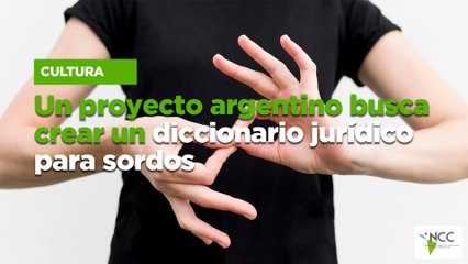 Un proyecto argentino busca crear un diccionario jurídico para sordos