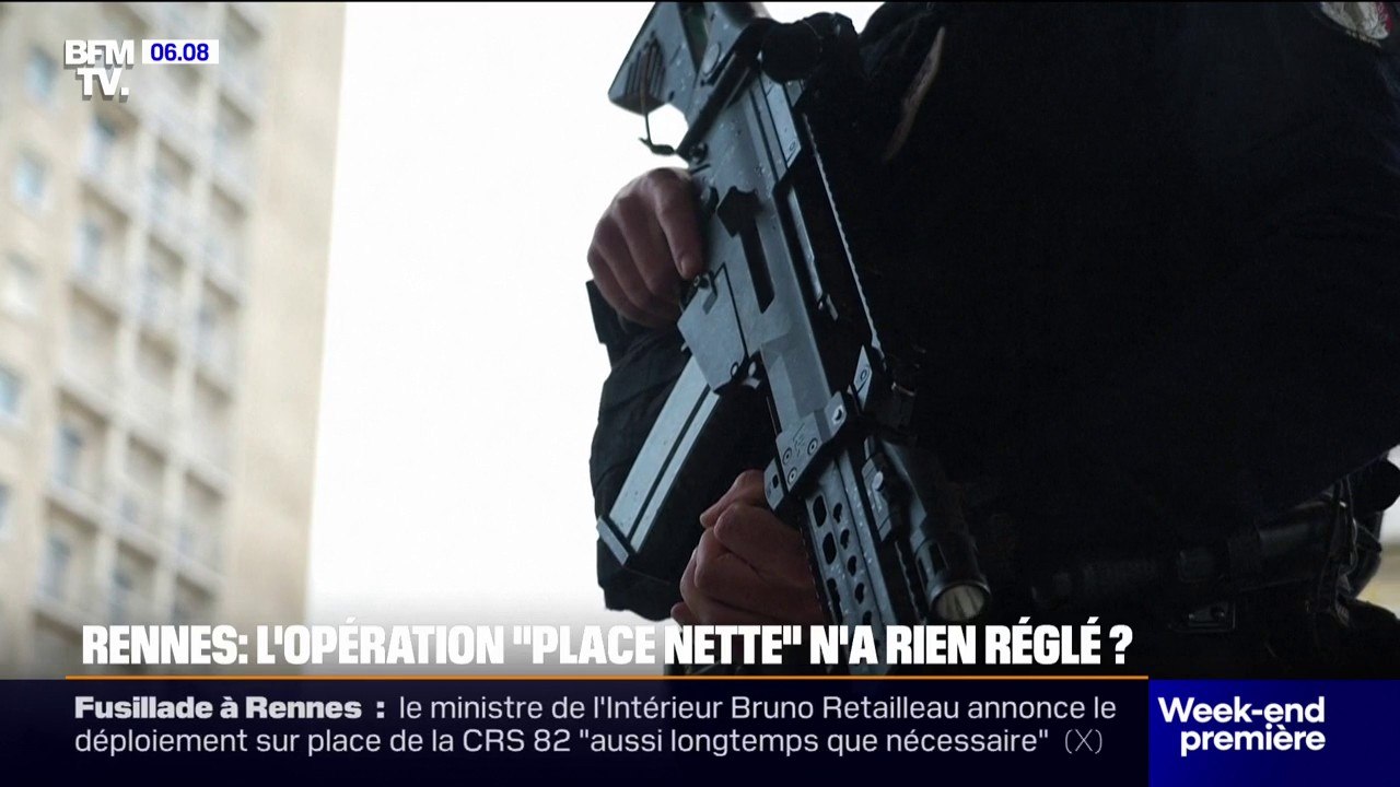 Rennes: la CRS 82, unité spécialisée dans les violences urbaines, venue en renfort